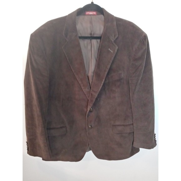 Covington's Mens Brown Two Button Corduroy Blazer, Size 46R - Picture 1 of 6